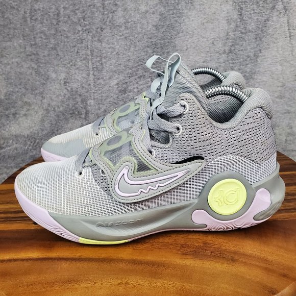 Nike KD Trey 5 X Basketball Shoes Men's 7 Particle Gray Lilac Athletic Sneakers - Picture 3 of 11